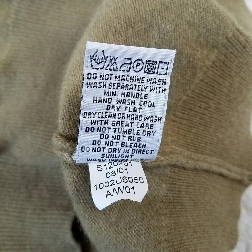 United Colors of Benetton Vintage Men's Wool Sweater Vest